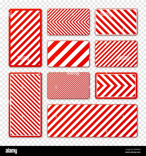 Red And White Safety And Hazard Tape Stock Vector Images Alamy