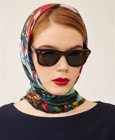 Face Sun Protection Grace Kelly Style Silk Headscarf Scarf Tying