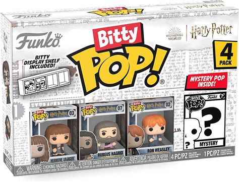 Funko Bitty Pop Harry Potter Hermione Granger Rubeus Hagrid Ron