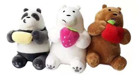 Pack Peluches Escandalosos Polar Panda Pardo Abrazo Oferta Env O Gratis