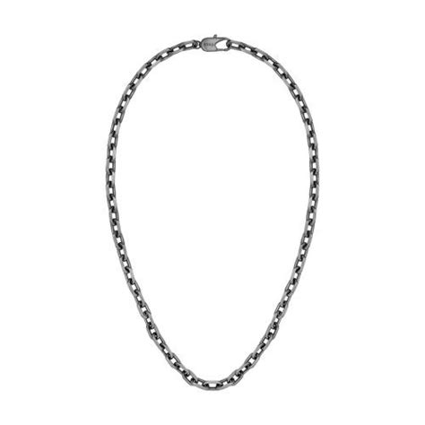 Collier Homme Boss Bijoux Kane Acier Gris Sur Bijourama