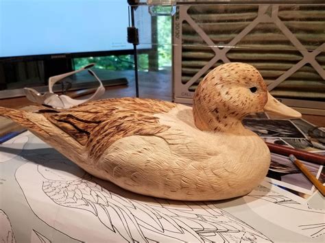 The Wooden Bird Hand Carved Decorative Ducks And Waterfowl Decoy