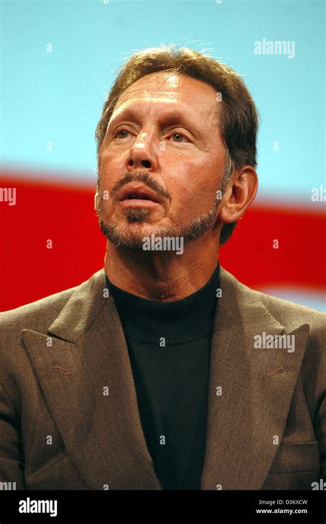 Dpa Oracle CEO Larry Ellison Looks Curious During His Keynote