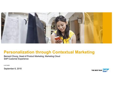 Personalization through Contextual Marketing | PPT