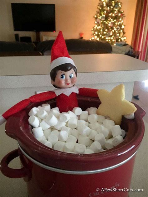 Elf On The Shelf Marshmallow Hot Tub A Few Shortcuts