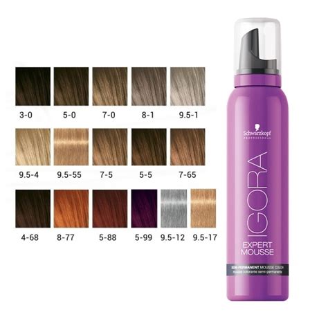 Schwarzkopf Igora Expert Mousse Farbiaca Pena Na Vlasy Puls Hair