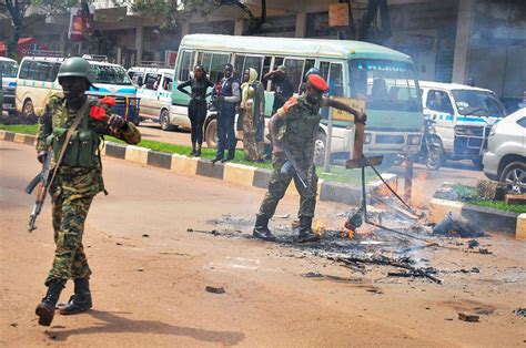 Protests In Ugandas Capital As Bobi Wine Arrested