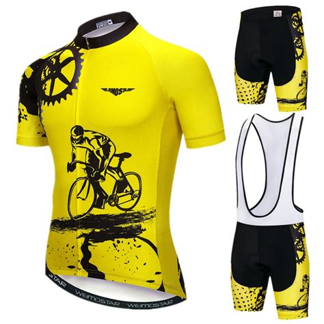 Jersey Set Ropa De Ciclismo Mtb De Monta A Anti Uv Weimostar