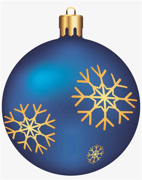 Blue Christmas Ornament Clipart