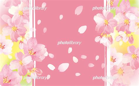 桜の舞う 背景イラスト素材 イラスト素材 [ 7002616 ] フォトライブラリー Photolibrary