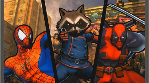 Ultimate Marvel VS Capcom 3 Rocket Raccoon Deadpool Spider Man Request