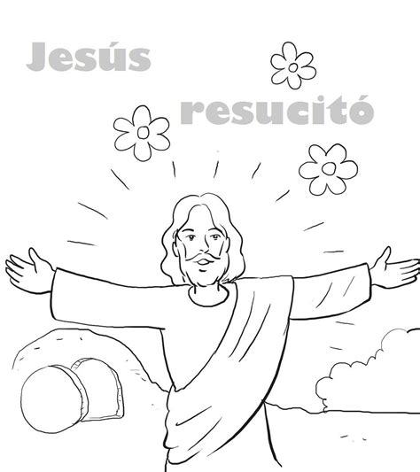 Dibujos Sobre Jesús Para Colorear Easter Sunday School Easter