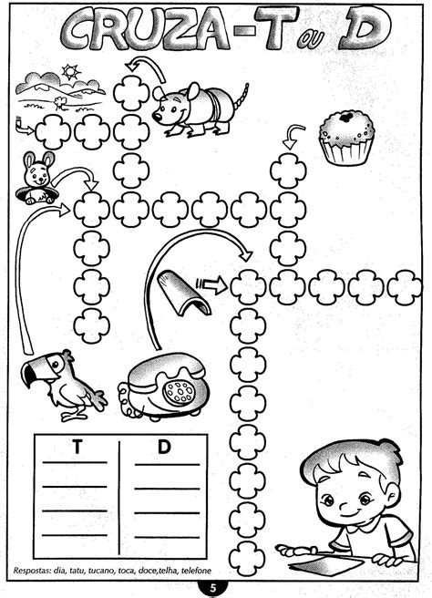 Atividades De Ortografia Do T E D Para Imprimir S Escola