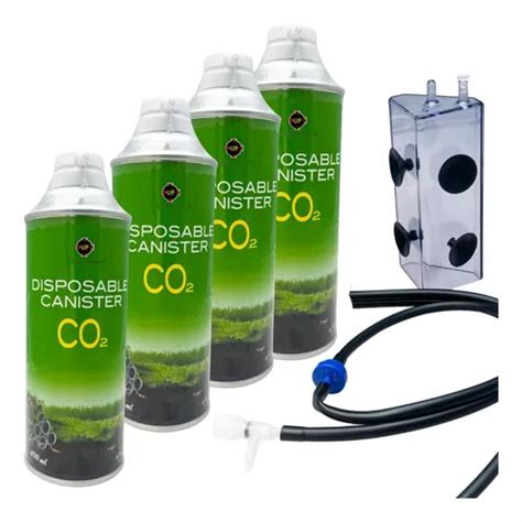 Kit Sistema Co2 Aquário Plantado 3 Latas De Refil Up aqua Frete grátis