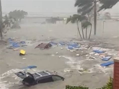 Calles Inundadas Casas Destruidas Y Fuerte Oleaje El Hurac N Ian Ya