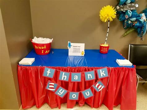 Dr Seuss Themed Teacher Appreciation Lounge Teacher Appreciation