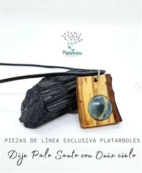 Dije Palo Santo Con Onix Cielo Comprar En Platarboles