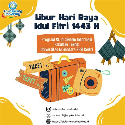 Pengumuman Libur Hari Raya Idul Fitri H Prodi Sistem Informasi