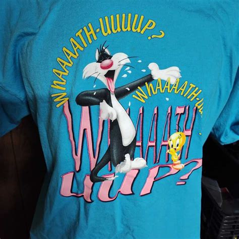 Rare Vintage 90s Looney Tunes Sylvester And Tweety Men Gem