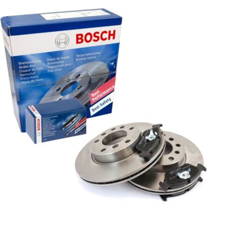 BOSCH Jeu de Plaquettes de Frein Disques Ventilé Avant pour Nissan