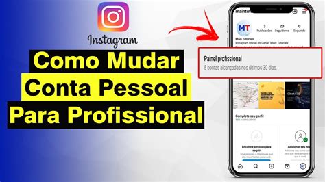 Como Mudar Conta Pessoal Para Profissional No Instagram Atualizado