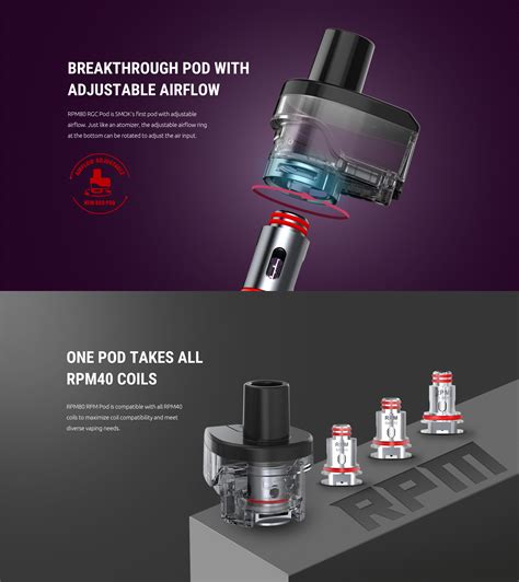 Smok Rpm80 Replacement Pods Smok Sp2 Sgvape