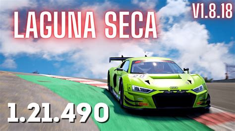 Assetto Corsa Competizione Audi R8 LMS GT3 EVO II Laguna Seca