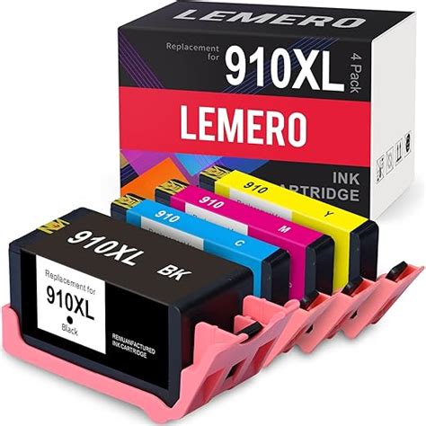 910XL Ink Cartridge LEMERO Remanufactured Ink Cartridge Replacement For