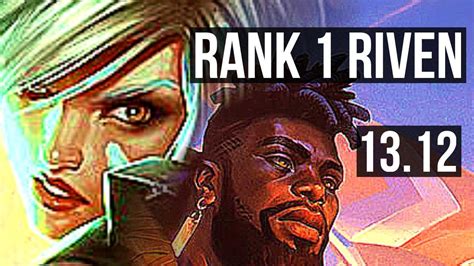 RIVEN Vs K SANTE TOP Rank 1 Riven 11 0 7 2 8M Mastery 1300