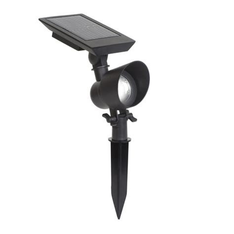 Portfolio 12X Black Solar LED Landscape Flood Light at Lowes.com