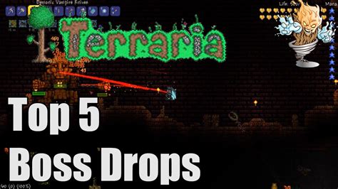 Terraria Top 5 Boss Drops Terraria Countdown Youtube