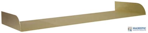 Lombardi 36 Spa To Poolfountain Spillway Tray Brass