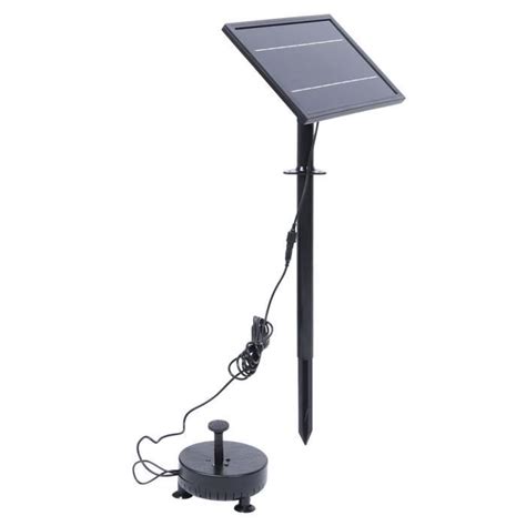 Cikonielf Fontaine solaire de jardin 9V 8W Télécommande Pompe à