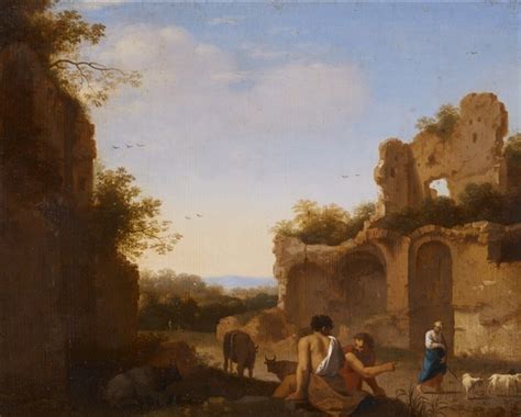 Landscape With Ruins And Shepherds By Cornelis Van Poelenburgh On Artnet