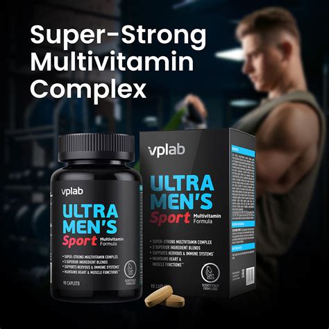 Vplab Nutrition | Ultra Men's Sport Мультивитаминная Формула для мужчин