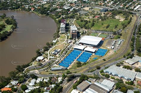 Queensland Tennis Centre Tennyson Aerial Photography