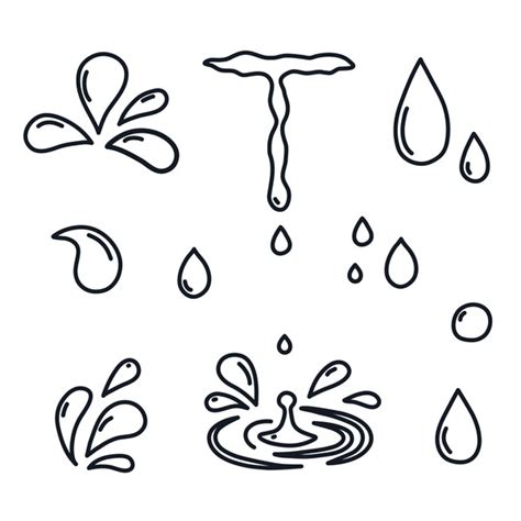 Droplet Doodles Outline Royalty-Free Images, Stock Photos & Pictures ...