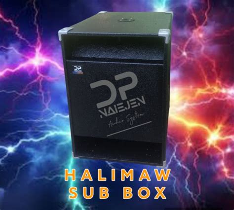 Halimaw Box D18 Per Piece No Speaker Lazada PH