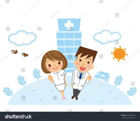 Illustration Doctors Nurses Hospitals Stock Vector Royalty Free