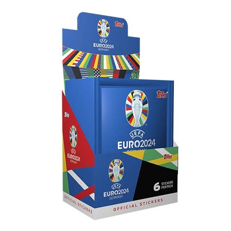 Estampas Euro 2024 Eurocopa Topps 50 sobres Fútbol Sticker