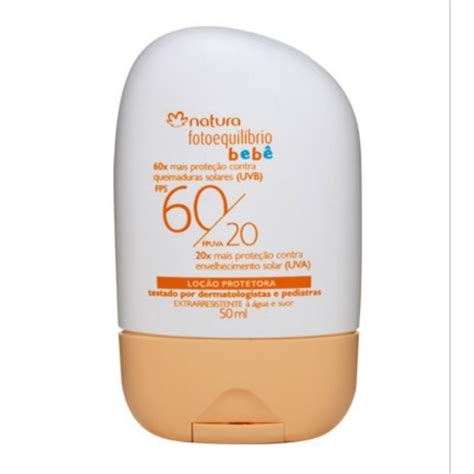 Loção Protetora Bebê fps 60 FPUVA 20 Fotoequilíbrio 50ml Shopee Brasil