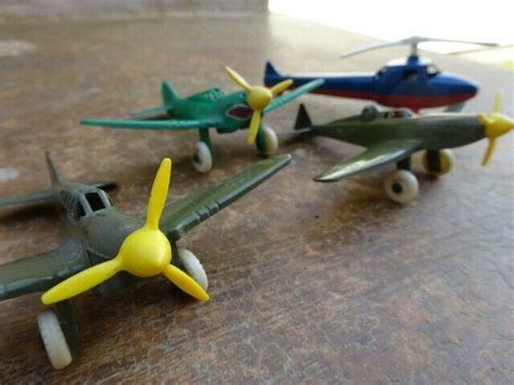 Toy Airplanes And Helicopter Circa 1950s Usa Thomas Toy Acme