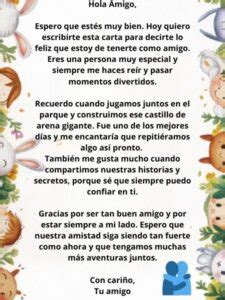 Carta Infantil Para Um Amigo - Cartas para niños de amistad: Ideas Creativas y Ejemplos