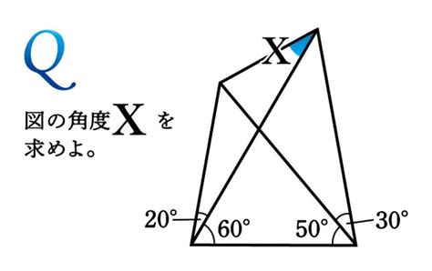 【数学】ラングレーの問題で補助線の極意を学べ 勉強の悩み・疑問を解消！小中高生のための勉強サポートサイト｜shuei勉強labo