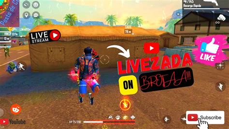 Jogando Inscritos Live On Brotaaa Freefire Ao Vivo Youtube