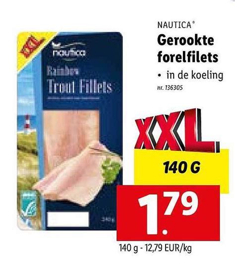 Gerookte Forelfilets Promotie Bij Lidl