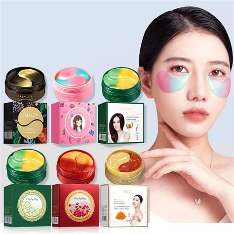 60pcs Caviar Crystal Collagen Gold Eye Mask Anti Dark Circles