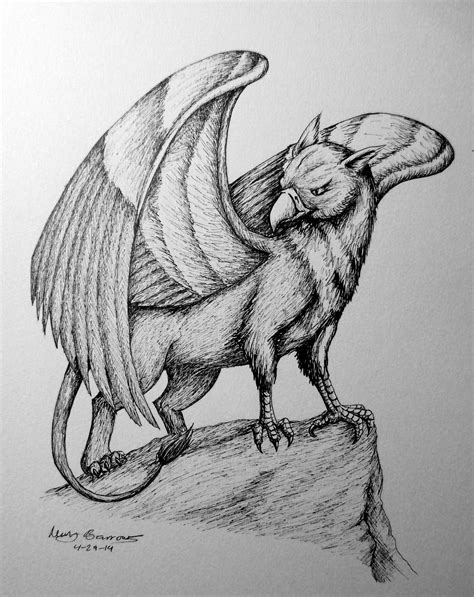 Gryphon Drawing At Explore Collection Of Gryphon