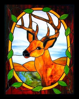 CKE-15 Deer Portrait (Stained Glass Full Size Patterns)