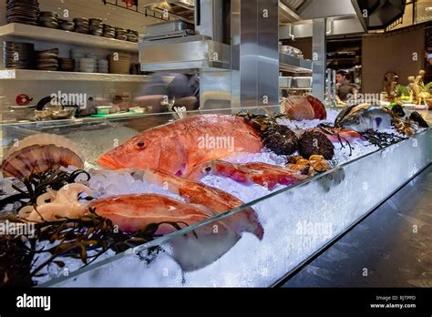 Seafood Counter Display Hi Res Stock Photography And Images Alamy